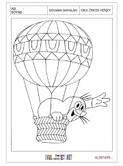 Köstebek boyama sayfaları